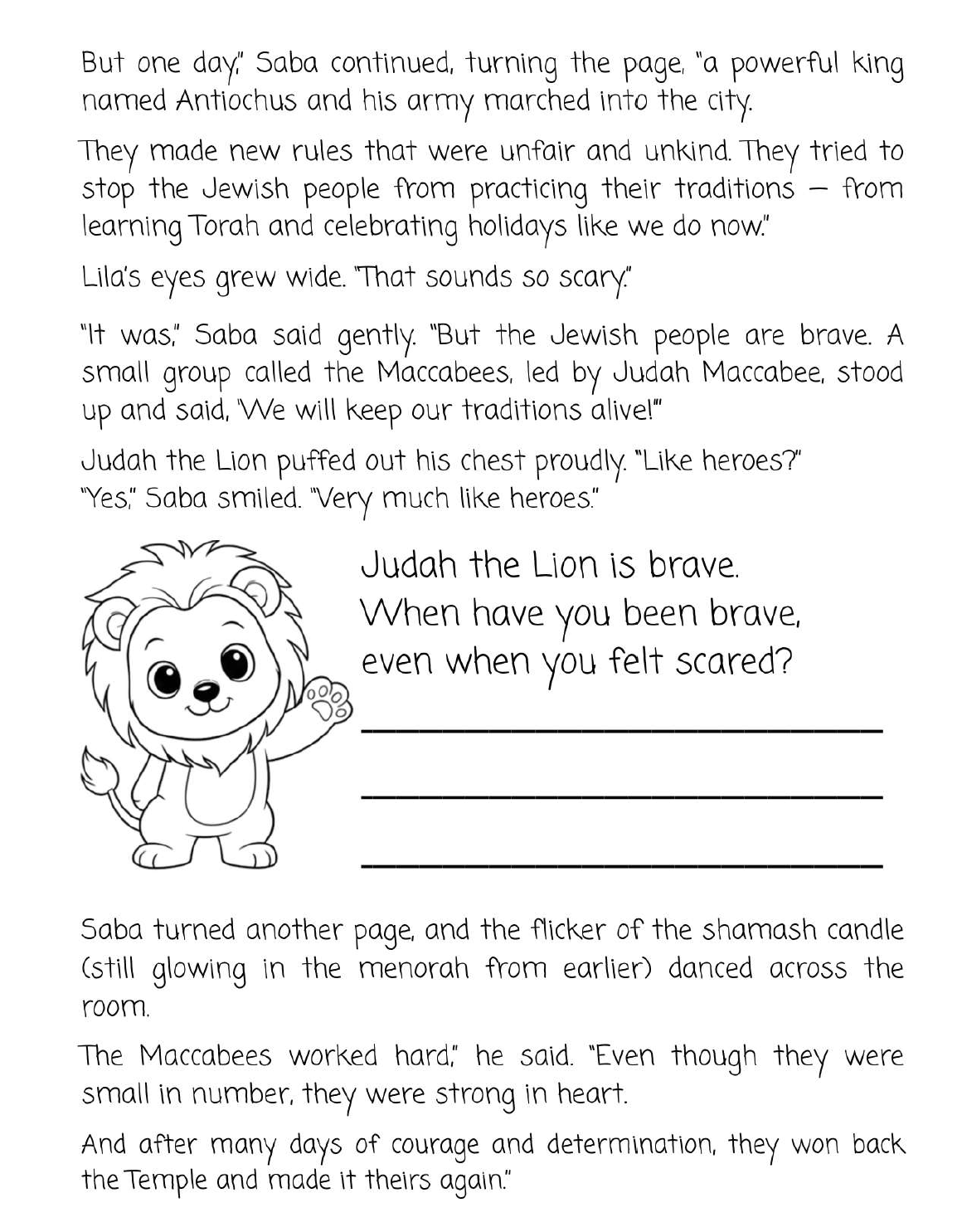 The story of Judah Maccabee and the Maccabees