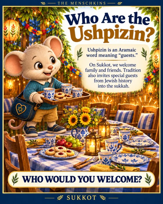 Who Are the Ushpizin? Natan sets the table for guests